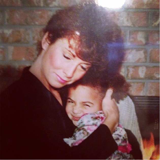 Sydney Leroux and her mother, Sandi.